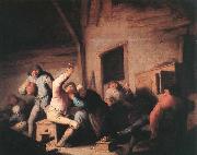 OSTADE, Adriaen Jansz. van Carousing Peasants in a Tavern china oil painting reproduction